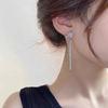 Heart-Shaped Zircon Tassel Earrings – Trendy Niche Design, Cool Style Studs (2022)