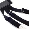 1-4 Pair Men Shirt Stays Belt Black With Non-slip Locking Clips Keep Shirt Tucked Leg Thigh Adjustable Suspender Garters