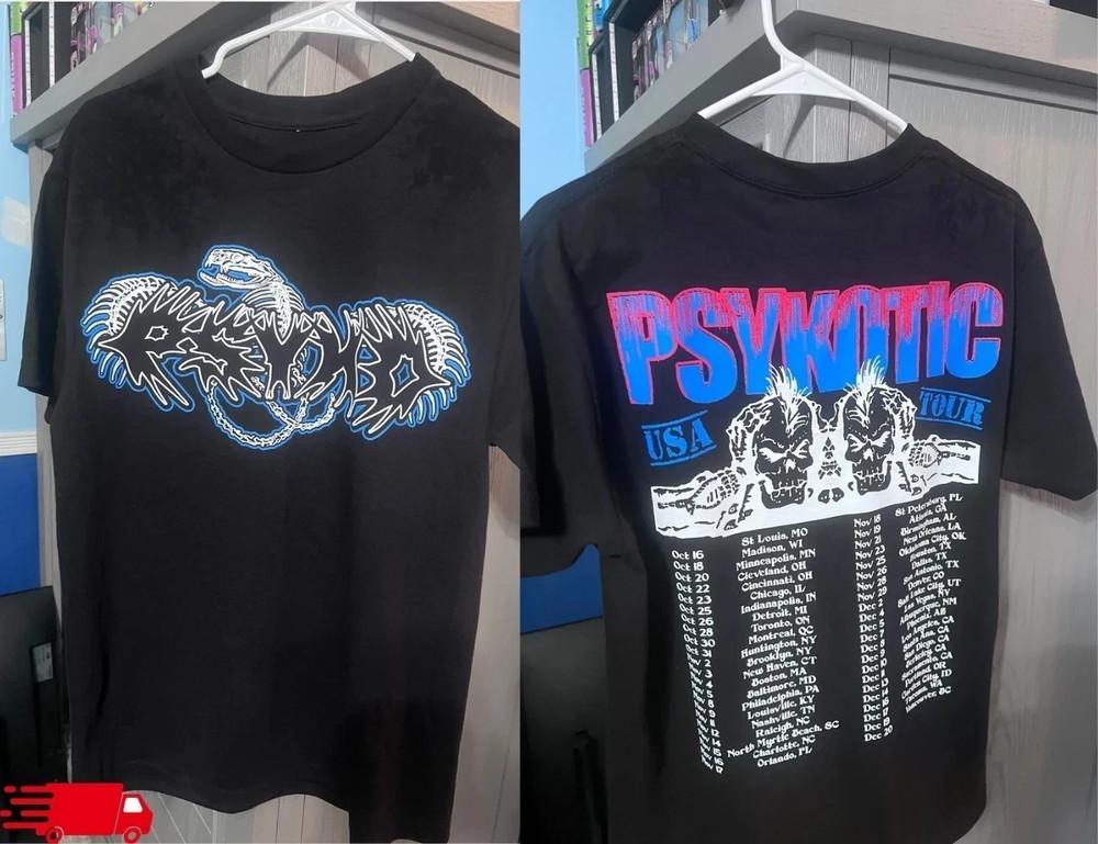 

SALE OSAMASON Psykotic US Tour 2025 Merch Reprint TShirt S5XL Unisex T-Shirt S