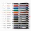 Pentel EnerGel Ballpoint Pen 0.5mm Silver Body BLN75Z-CA Blue Black 10-pack