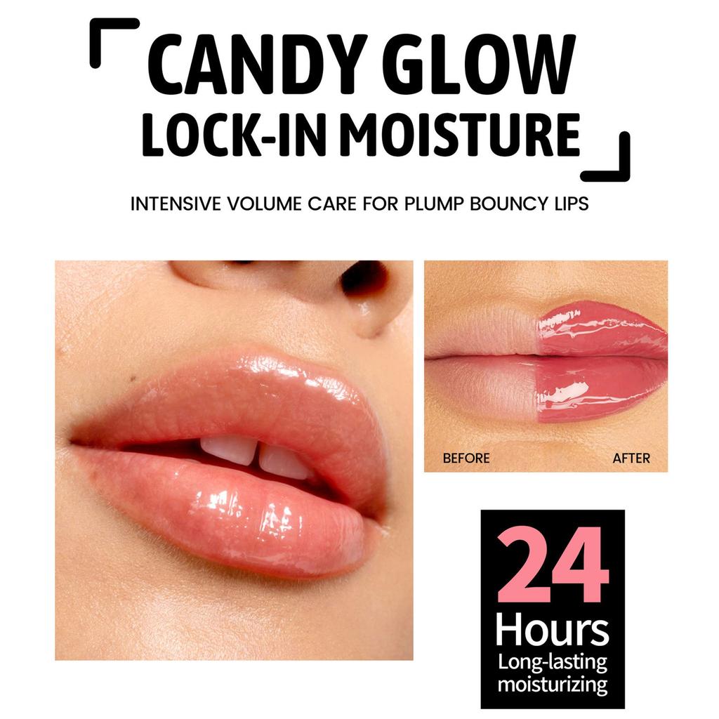 Candy Nourishing Lip Mask, 6-Color Fruit Moisturizing Lip Sleeping Mask, Hydrating Lip Balm for Dry Chapped Lips, Lip Care