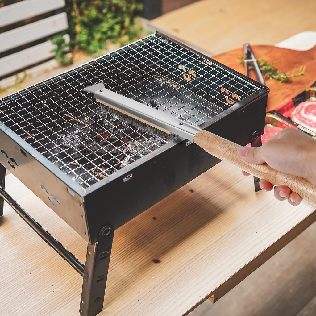 Pizza Oven Brush Scraper Grill Cleaning Brush Household Multifunctional Kitchen Pizza Oven Accessories 21 Inch Long Handle