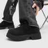 Spring and summer 2025 new leather shoes men's casual big head derby shoes matte hair stylist Japanese trendy men's shoes