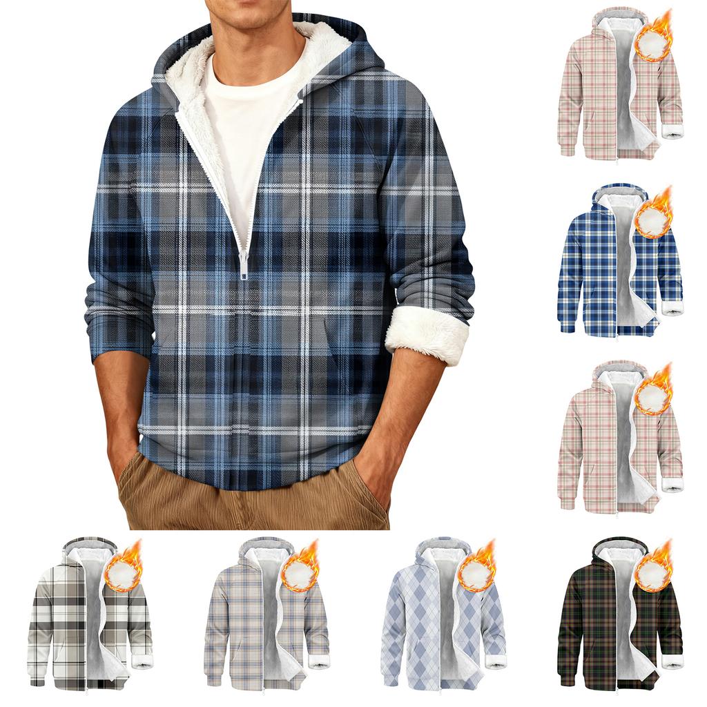 Men's Casual Warm Hooded Jacket