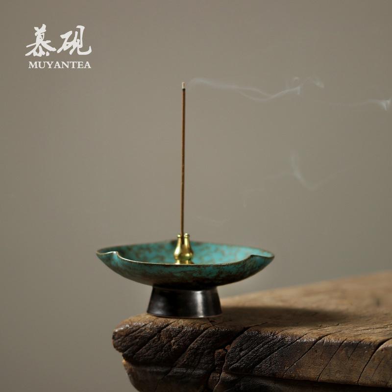 HOYIHM Asiatic Apple Incense Holder Incense Waterfall Incense Burners Aromatherapy Censer Tea Ceremony Supplies Ornaments Gifts