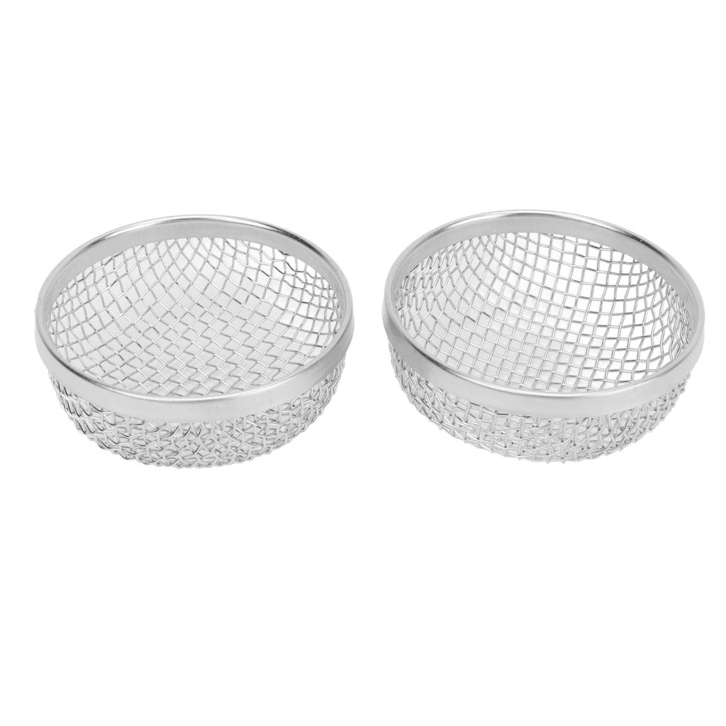 2Pcs RV Furnace Vent 2.8in Round Stainless Steel Flying Bug Cover Camper Heater Exhaust Vent Mesh Sc