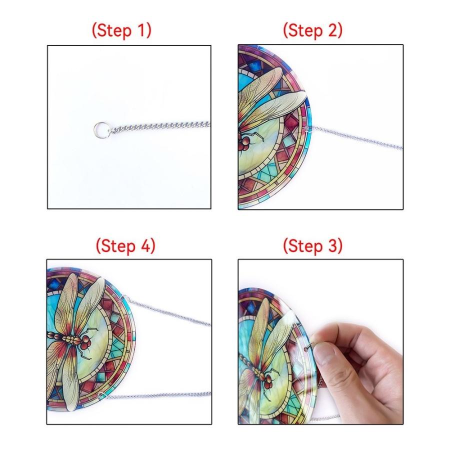 1 Stück Naher Osten Ramadan Scheibe Anhänger Arabisch Eid al Fitr Acryl Halbmond Moschee Haus Garten Fenster Außen Dekoration Anhänger