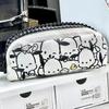 Canvas Pencil Case With Zipper Storage For Students And Office Use