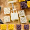 Accessories White Stamps Plastic Moon Cake Mould Bean Cake Mold Mooncake Mold Mooncake Tools