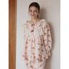 Lunaluz Women Pajama Set Bearmellow Long Sleeve Round Neck 2c 