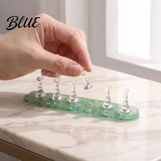 Acrylic Nail Display Holder Fake Stand for Painting Nails, Press-on with Magnetic Manicure Art Practice Base, Home Salon