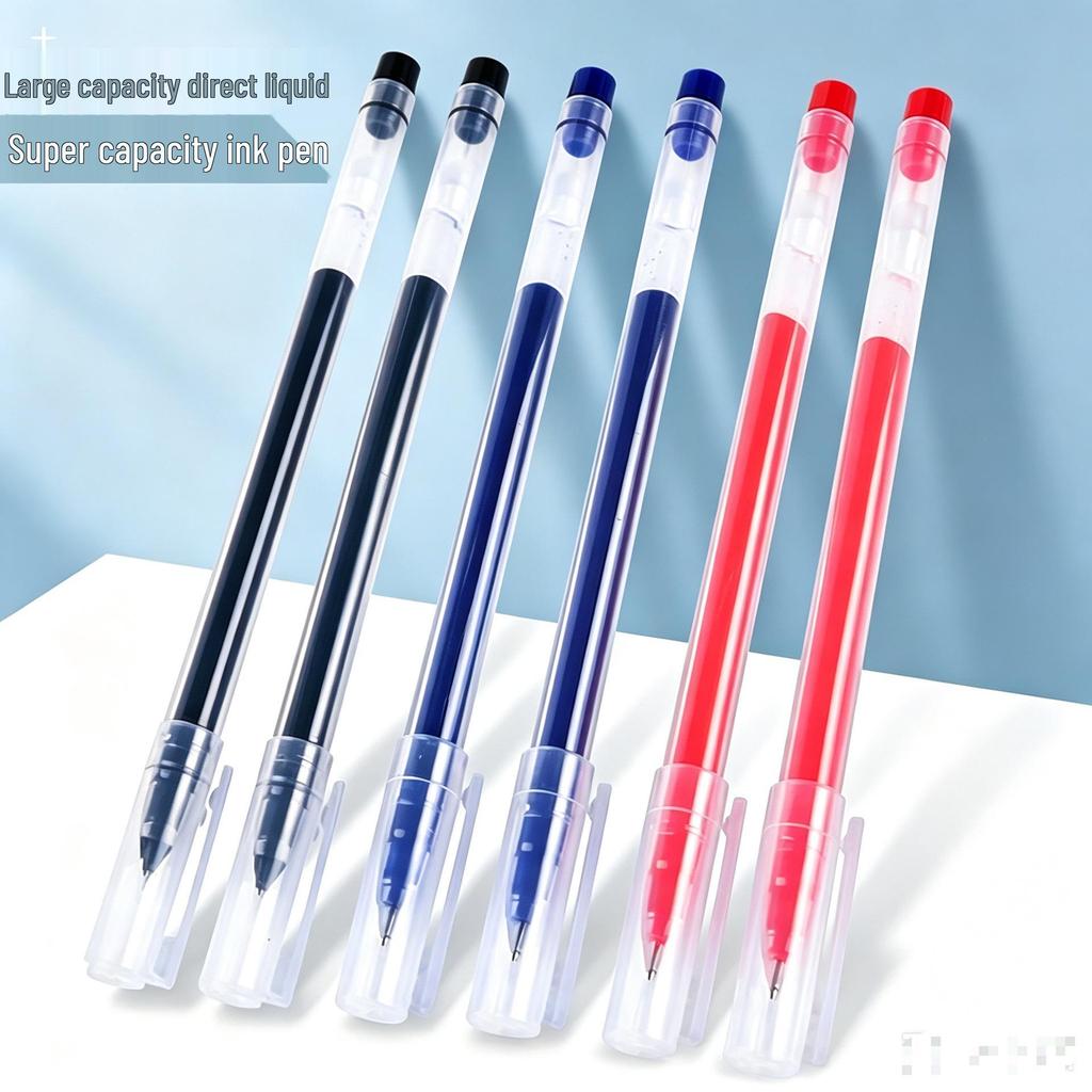 Large Capacity Neutral 0.5mm Needle Tip Student Exam Pen