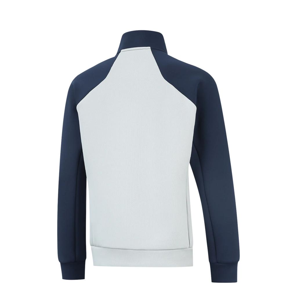 Li-Ning Group Purchase Series Stand Collar Zipper Color Block Comfortable Versatile Casual Simple Sports Hoodie Women hoodie AWDVA84-1