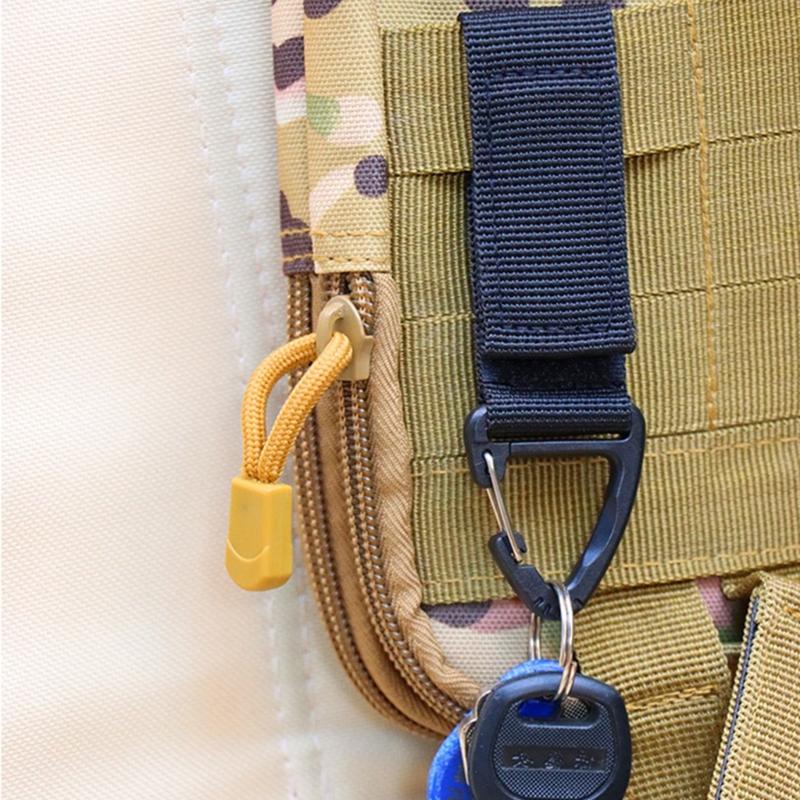 Backpacking Tactic Hook Keyring Strong Key Keychains Carabiner Professional Waist Buckle with Key Keyring Keychains