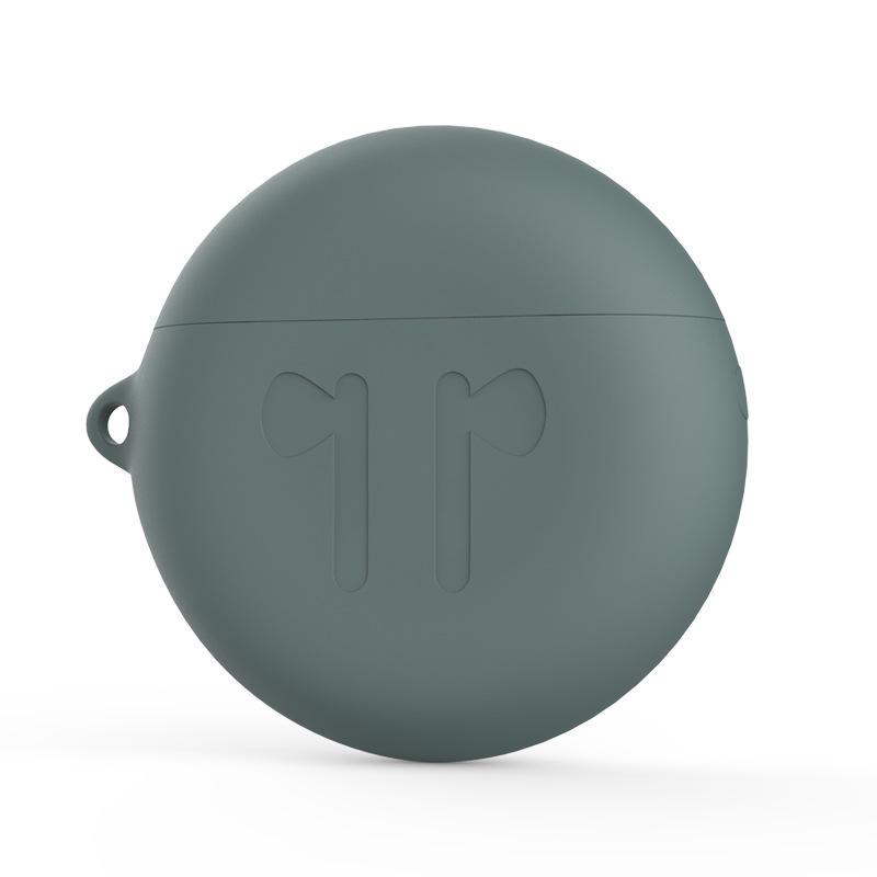Силиконовый защитный чехол для Huawei Freebuds 3 Чехол для гарнитуры для Huawei Freebuds 3 No Hook темно-зеленого