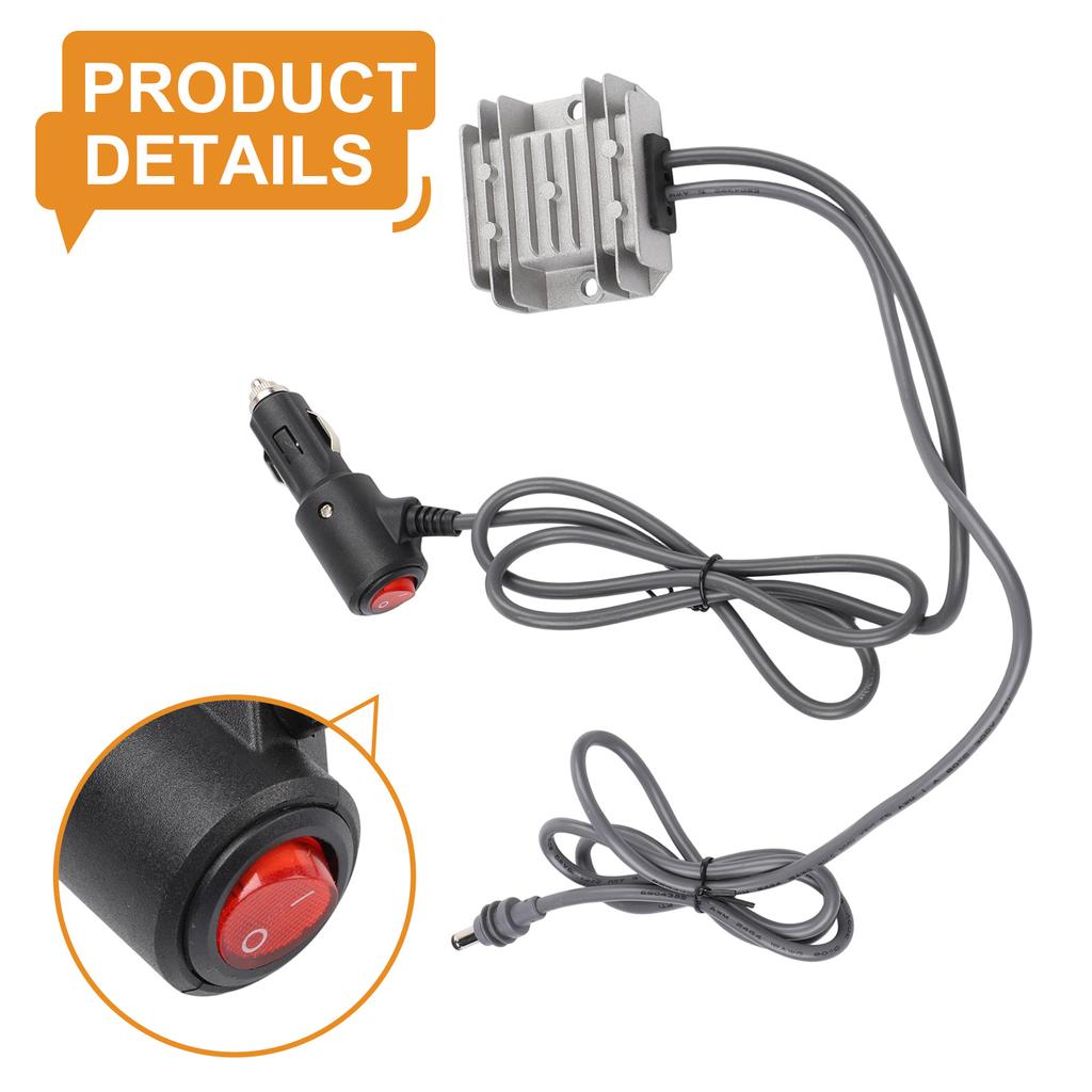 11V To 11V 1.1A DC Power Converter Car Power Outlet With Switch Adapter With Switch IP68 Waterproof Outlet Socket