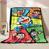Free Shipping! Doraemon Print Blanket Warm Soft Comfortable Home Travel Blanket Sofa Bedding Cover Blanket Gift for Kids Adults