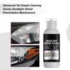 Headlight Cleaner Clean Headlights Restoration Kit Polish Automotive Glass Dull Shine Protect Vehicle Repair Fog Haze Motorcycle