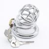 Frrk BDSM Bondage Lock Sex Toys Male Chastity Device Metal Chastity Dildo Cage Stainless Steel Cock Chastity Cage for Men