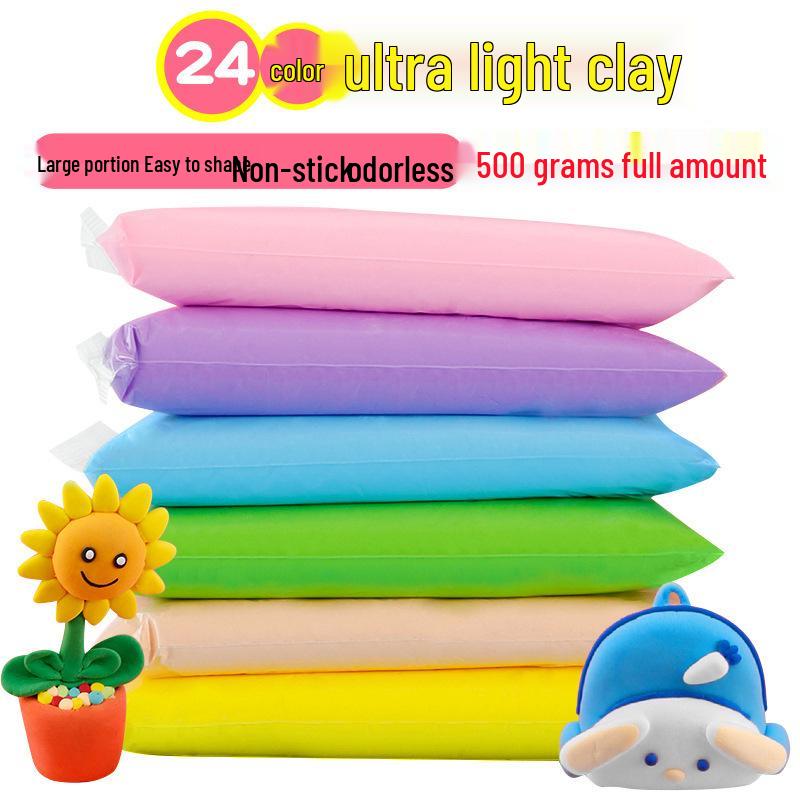 

500g Large Pack of Super Light Space Clay for DIY Crafts and Toys