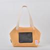 One-Shoulder Lightweight Canvas Crossbody Bag for Small Dog Outings