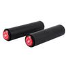 2pcs MTB Bicycle Silica Gel Grip Anti skid Bike Handle Cover For Longer Ride(black)