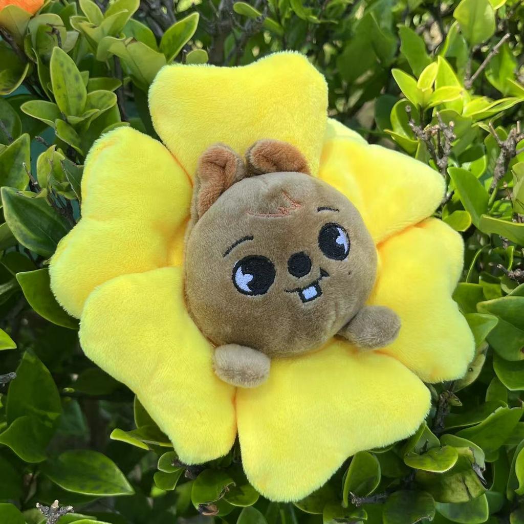 New Flower Pencil Case Plush Doll 1/8pcs SKZooed Stray Plush Flower Pen Case For Kid Stationery Gift For Fans Collect Gifts