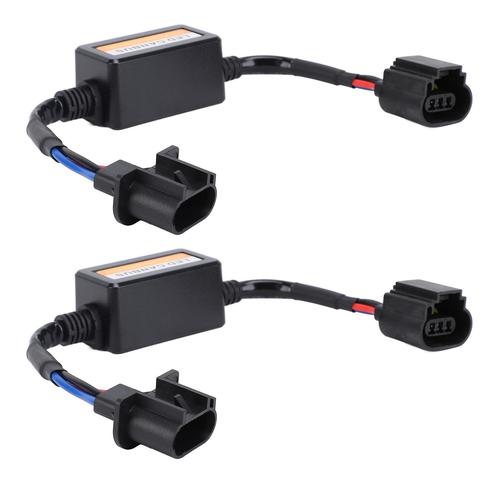 

2 шт. Автомобильная светодиодная фара Canbus Декодер Антимерцание Предупреждение Об ошибке Жгут проводов Резистор Комплект для H13