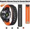 Magnetic Silicone Strap For Garmin 26mm 22mm Fenix 8 47mm 51mm 7 7X 6 6X Pro 5 5X Plus QuickFit Epix Pro Gen 2/Enduro3 Watchband