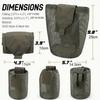 Nylon Neu Roll-Up Netz Dump Pouch Magazinlagerung Mini Faltbare Netztasche EDC Taktisch Outdoor Sport Camping Jagd