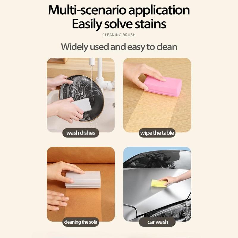 Ultra Absorbent Kitchen Sponge with Textured Surface for Strong Stain Removal and Glass Cleaning Tool