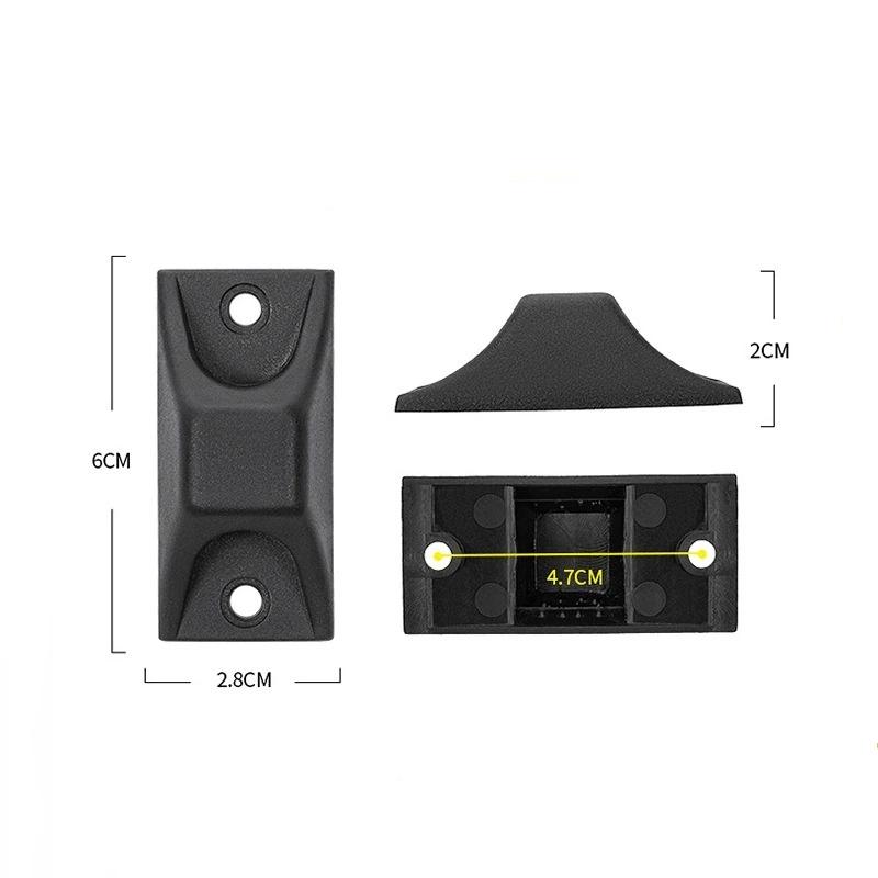 Multi-Size Suitcase Feet Pads Anti-Slip Durable Luggage Bottom Stand Replacement Parts for Daily Use