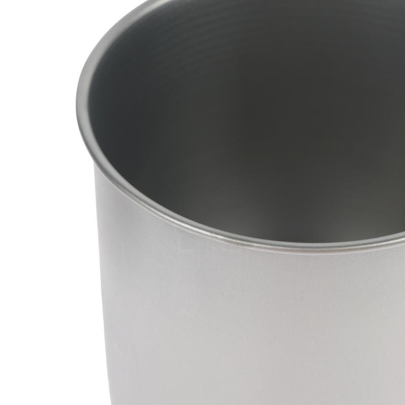 Titanium Steel Coffee Mug Cup With Foldable Handle Outdoor Camping Water Mug Tableware For Hot And Cold Beverages
