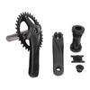 Kids Cycle Crankset with Bottom Bracket Hollow Integrated BCD104mm 34T Aluminum Alloy Cycle Chainrin