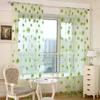 100x200cm Window Curtain Sunflower Lace Curtain Modern Voile Sheer Curtain  Living Room Decoration
