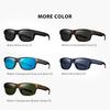 New Oversized Square Polarized Sunglasses For Men Outdoor Sports Driving Sun Glasses Classics Oversized Goggles Shades