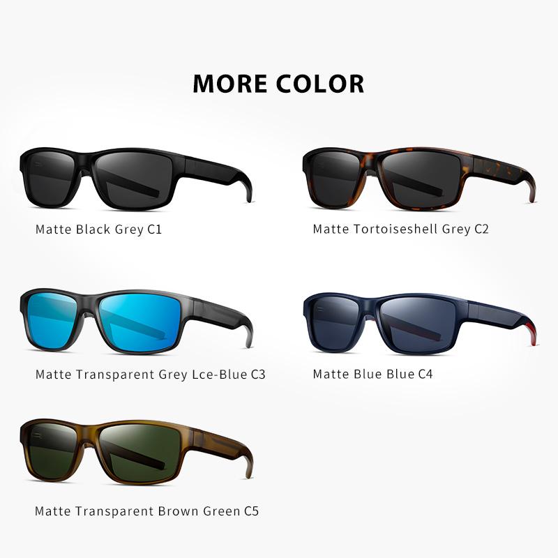 New Oversized Square Polarized Sunglasses For Men Outdoor Sports Driving Sun Glasses Classics Oversized Goggles Shades