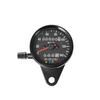 Universal Motorcycle KM/H Electronic Speedometer with LED Backlight Dual Odometer Gauge Retro Vintage Tachometer Moto Instrument