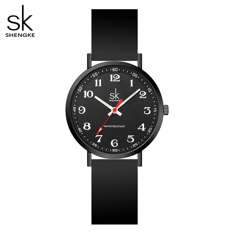 Ladies Watch Women'S Simple Sports Silicone Tape Waterproof Quartz Watch Student Watch Women'S Watch 0166