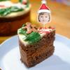 Individuelle Weihnachtspapieraufkleber-Banner Kuchenaufsätze Personalisierte Gesichter mit Weihnachtsmütze Aufhänger Geschenketikett Neujahrsparty Zubehör