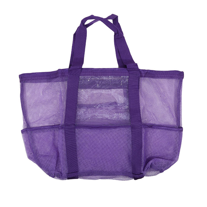 Genți de Plajă pentru Femei Călătorii de Vară Geantă Tote din Plasă cu Buzunar Interior Mare Geantă de Umăr Împletită Rezistentă la Nisip