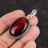 Pandantiv labradorit de foc roșu Pandantiv lucrat manual cu piatră prețioasă Pandantiv din argint 925 bijuterii labradorit naturală Cadou pentru el Pandantiv de designer