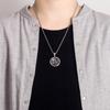 Vintage Men'S Dragon Ring Pendant Necklace Trendy Men'S Copper Electroplated Thick Rhodium Imitation Thai Silver Jewelry