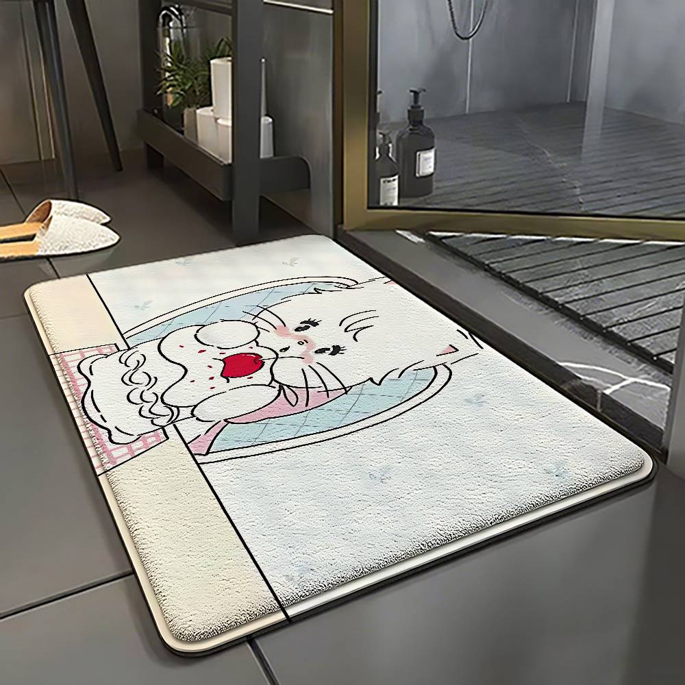 M-Mikkos-Cat Entry Door Floor Mat Festive Decorations Carpet Bathroom Anti-slip Mat Entrance Doormat