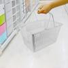 1Pcs Strong Bearing Storage Basket Corrosion Resistant Portable Shopping Basket Ideal Organizer for Spices Jars Bath Items