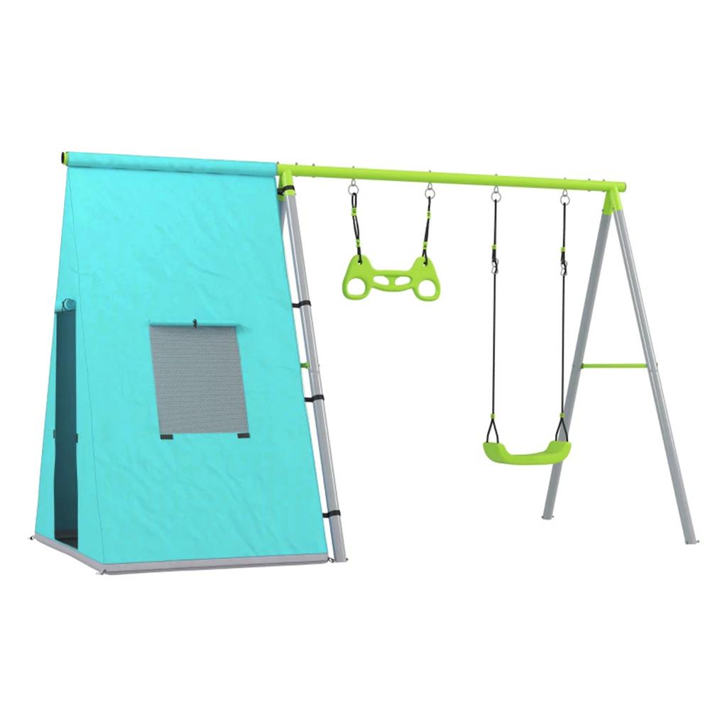Garden playground with Deluxe tent