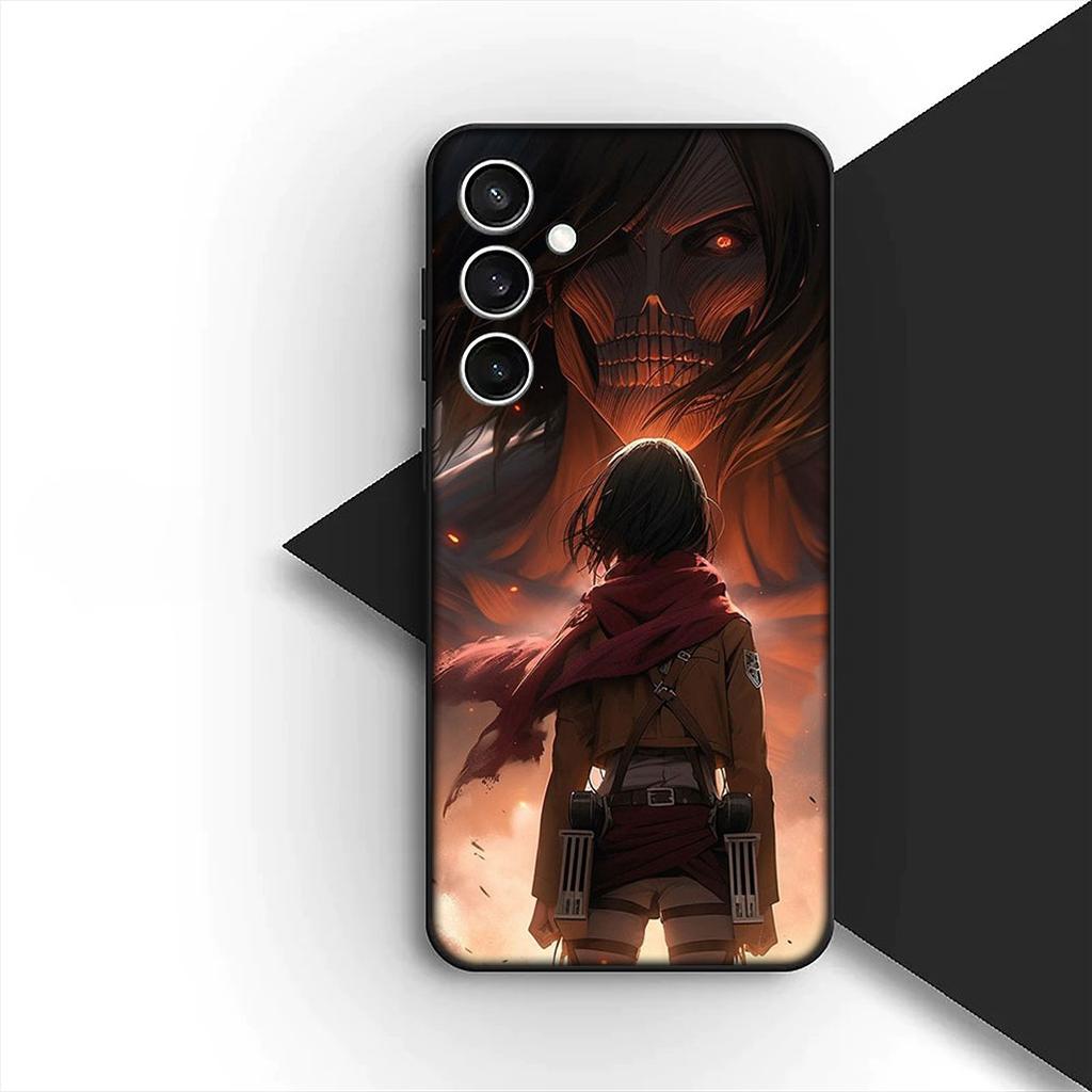 Levi Attack On Titan Eren Jaeger Phone Case for OPPO A80 A18 A16 A40 A17 A15 A38 A78 A79 A54 A57 A12 A60 4G 5G Protective Cover