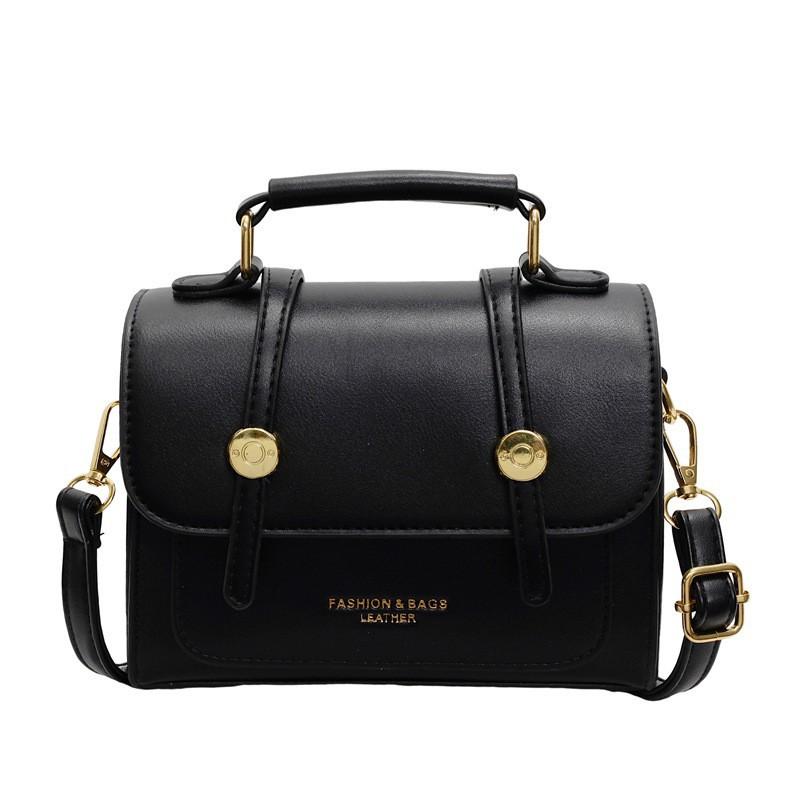 Sac Retro Style Occidental Petit Sac Femme Saisonnière Nouveau Populaire Couleur Unie Bandoulière Mode Portable Carré