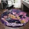 Personalized K-KPop Demon Hunters Round Chair Office Rug - Perfect for Mat, Office Chair & More - Ideal Gift for Birthdays and Holidays