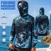 Men's Hooded Performance Fishing Shirt Long Sleeve Quick Dry UV Protection Outdoor Clothing for Men